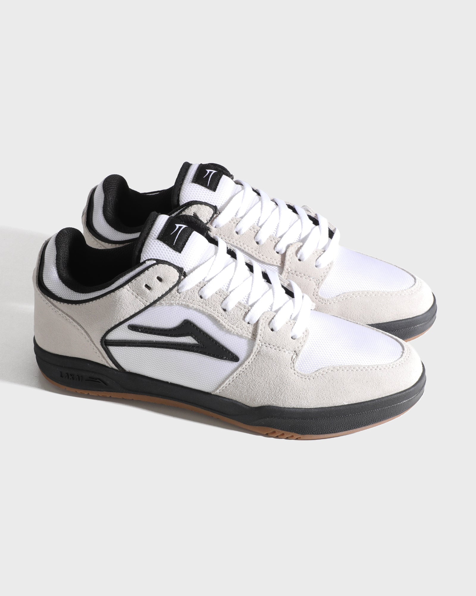 Telford Low テルフォードロウ - White Suede Cordura Black