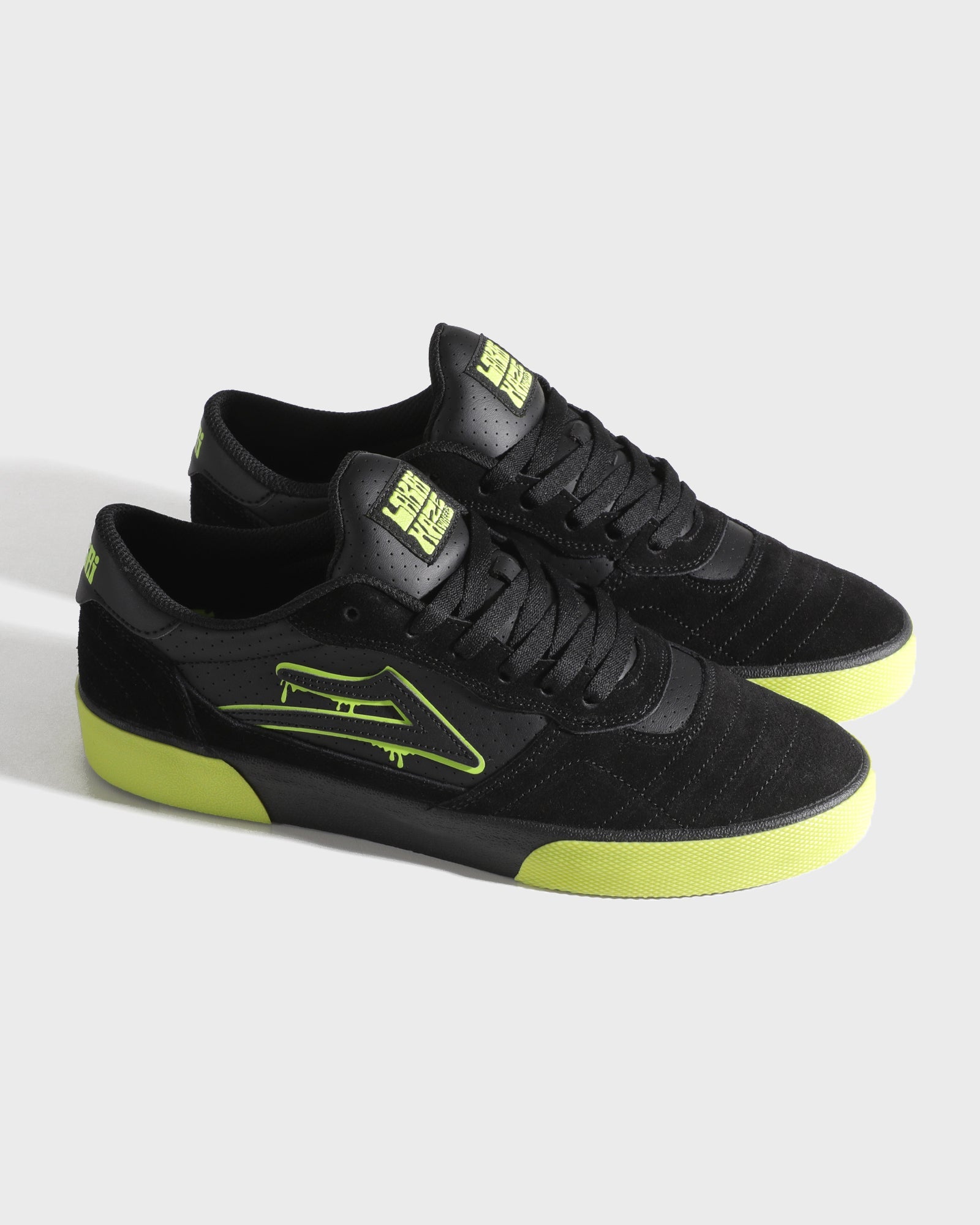 Cambridge ケンブリッジ - Lakai x Haze Wheels Acid Lime Black Crystal