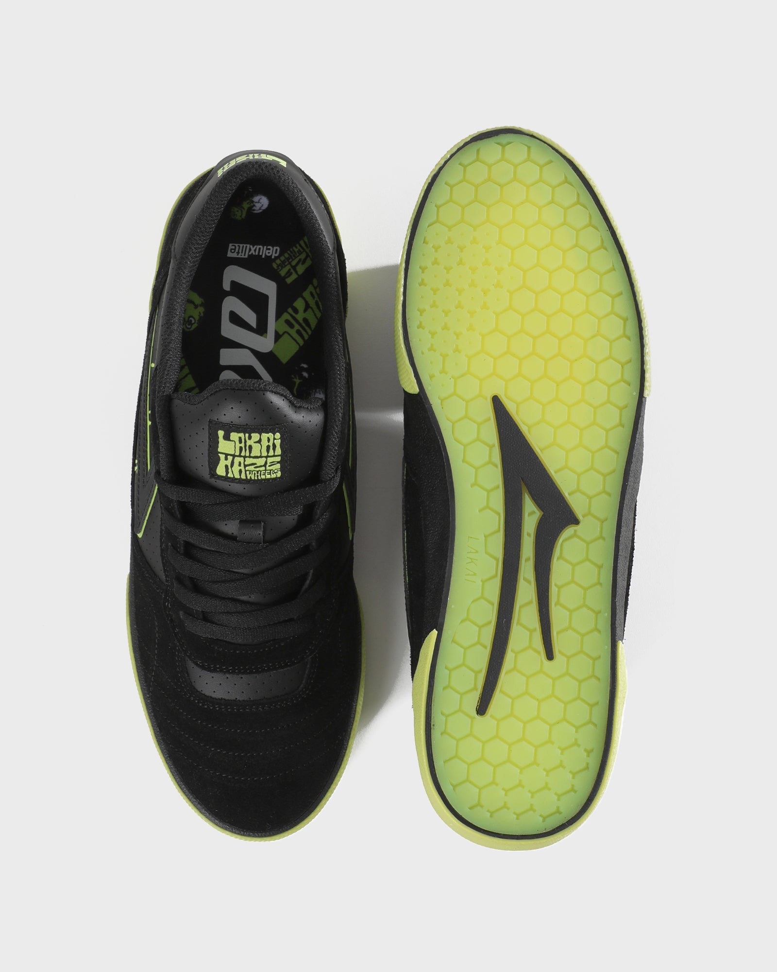 Cambridge ケンブリッジ - Lakai x Haze Wheels Acid Lime Black Crystal